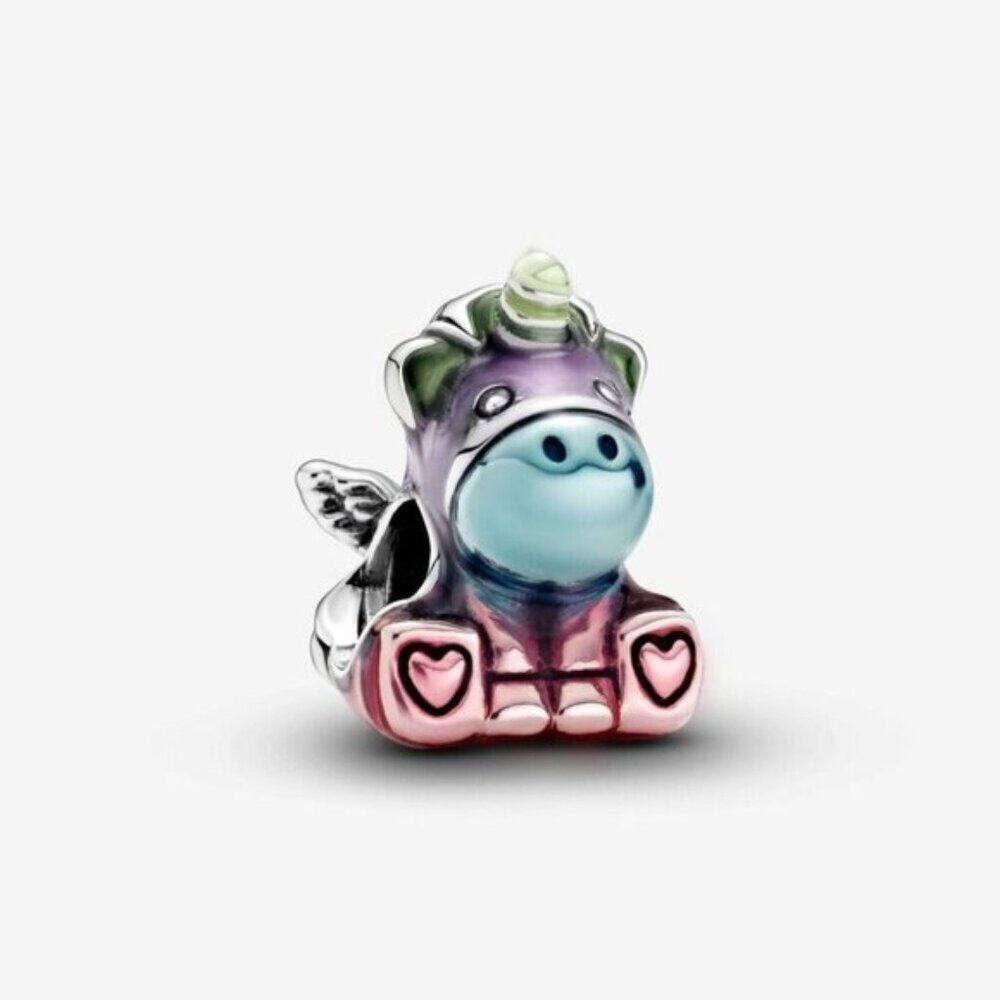 Pandora Colourful Rainbow Bruno the Unicorn Charm
